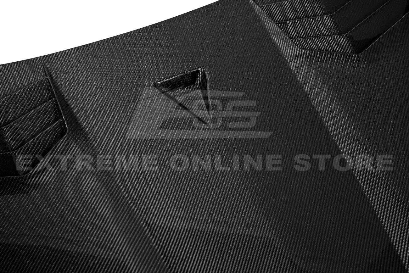 C8 Corvette GT3 R Carbon Fiber Side Vented Extractor Front Hood - Stingray / Z06 | EOS