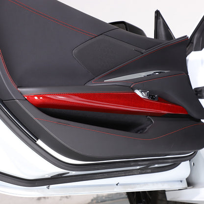 C8 Corvette Carbon Fiber Lower Door Panel Trim Cover | Next-Gen Carbon