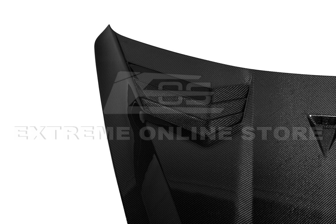 C8 Corvette GT3 R Carbon Fiber Side Vented Extractor Front Hood - Stingray / Z06 | EOS