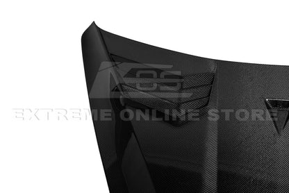 C8 Corvette GT3 R Carbon Fiber Side Vented Extractor Front Hood - Stingray / Z06 | EOS