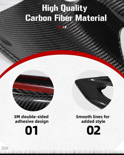 C8 Corvette Carbon Fiber Window Switch Frame Trim Covers | Next-Gen Carbon