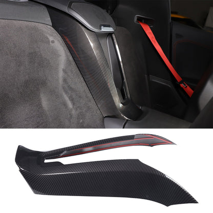 C8 Corvette Hydro-Carbon Fiber Rear Center Waterfall Speaker Cover | Next-Gen Speed