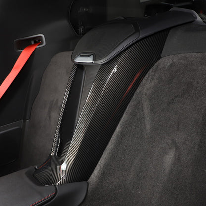 C8 Corvette Hydro-Carbon Fiber Rear Center Waterfall Speaker Cover | Next-Gen Speed
