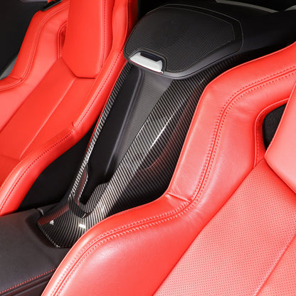 C8 Corvette Hydro-Carbon Fiber Rear Center Waterfall Speaker Cover | Next-Gen Speed