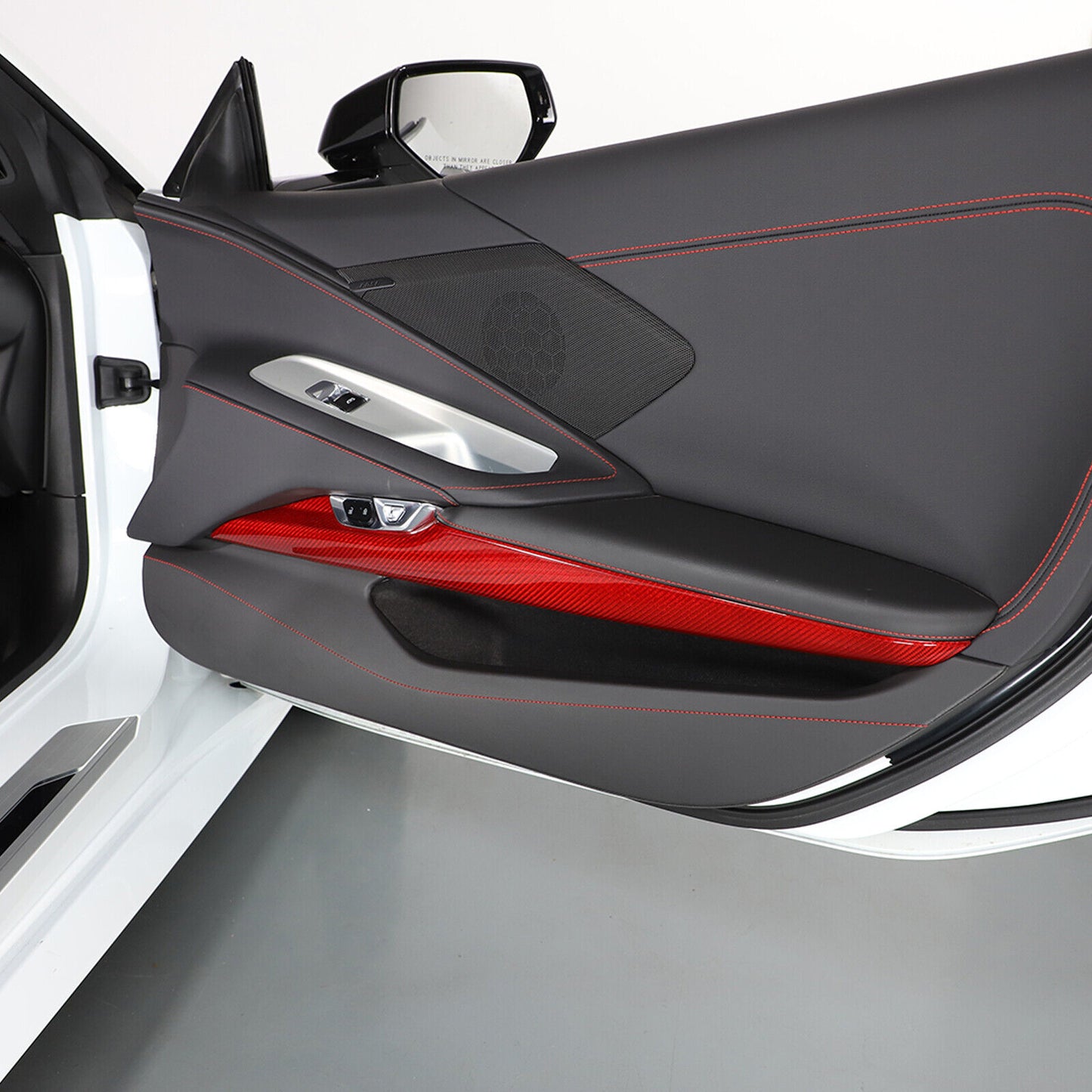 C8 Corvette Carbon Fiber Lower Door Panel Trim Cover | Next-Gen Carbon