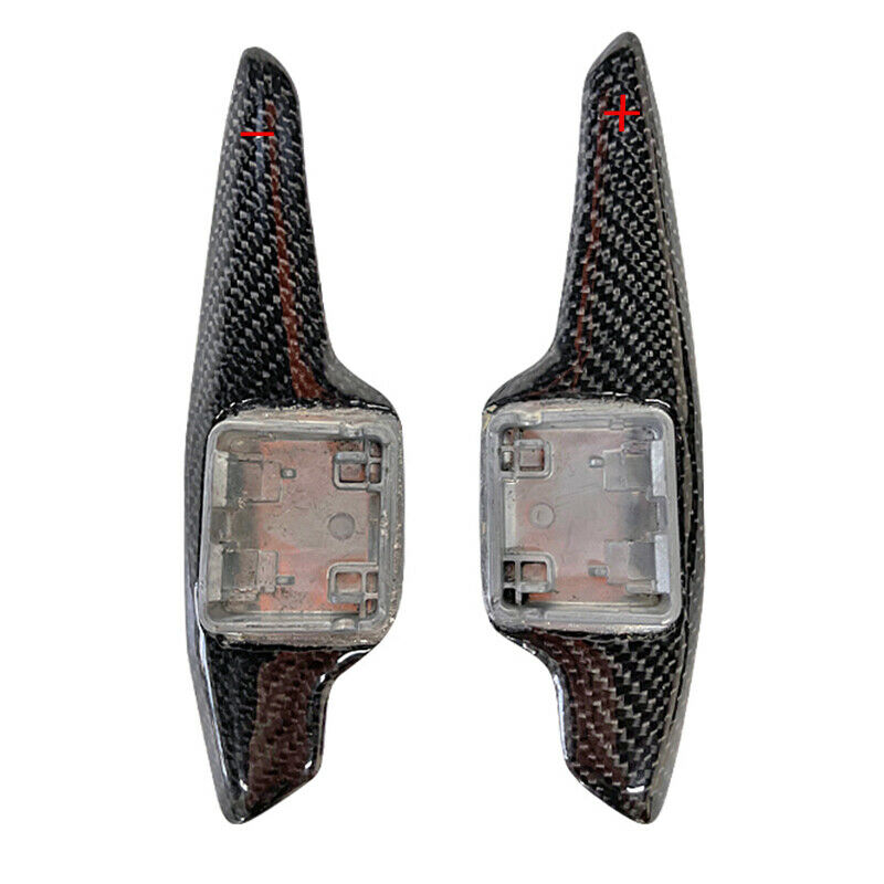 C8 Corvette Carbon Fiber Extended Paddle Shifters Replacements | Next-Gen Carbon