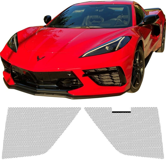 C8 Corvette Stingray Front Mesh Grille Screen Protector Kit | 2020+ Corvette