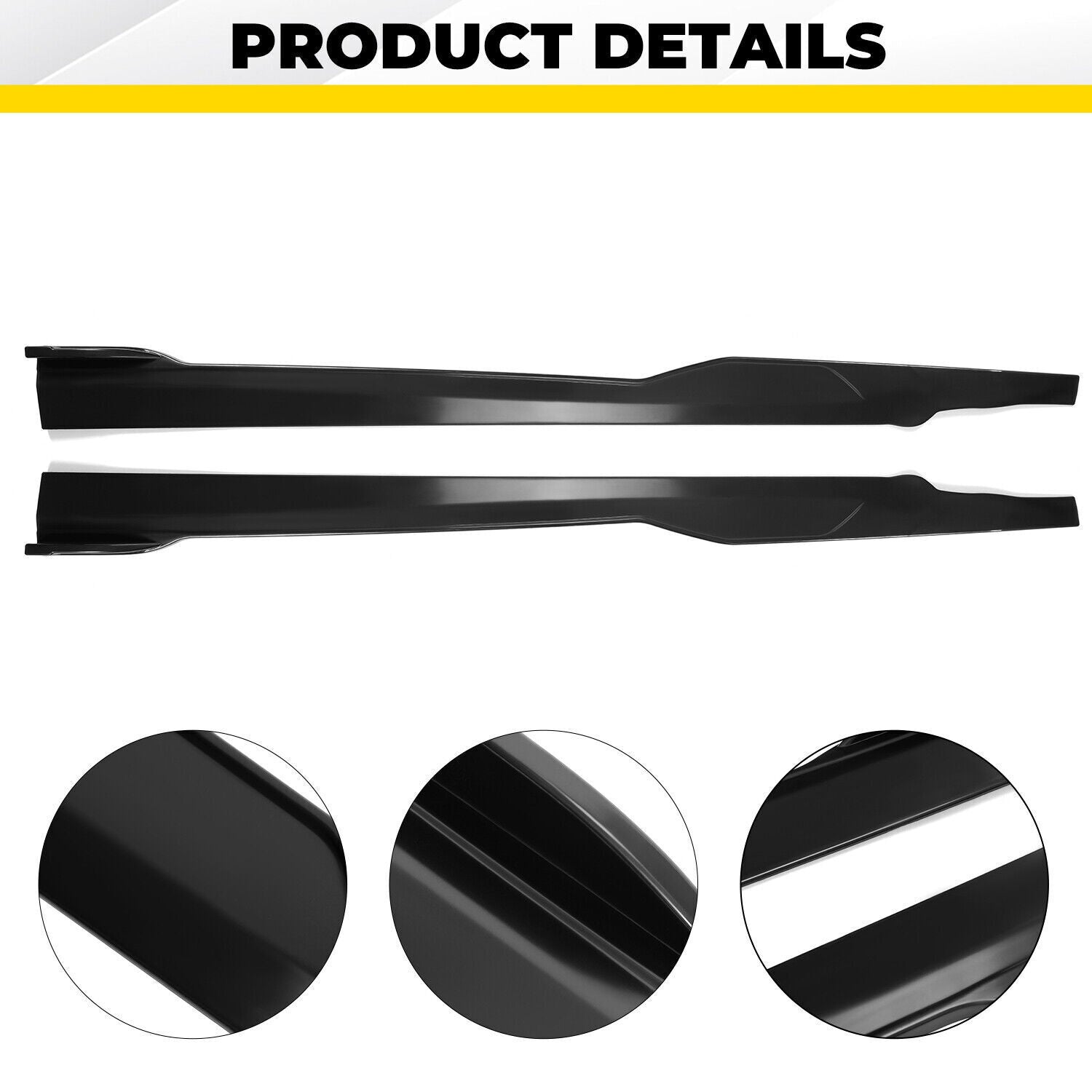 2015-24 Dodge Charger SRT Scatpack Slim Gloss Black Side Skirts