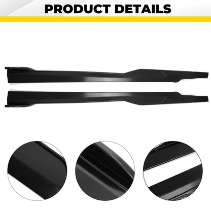 2015-24 Dodge Charger SRT Scatpack Slim Gloss Black Side Skirts