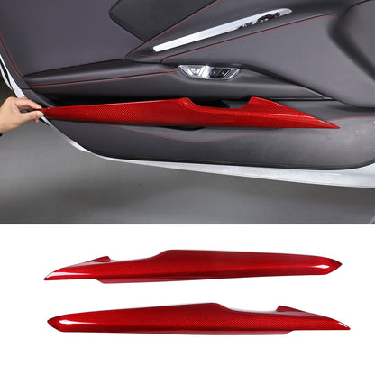 C8 Corvette Carbon Fiber Lower Door Panel Trim Cover | Next-Gen Carbon