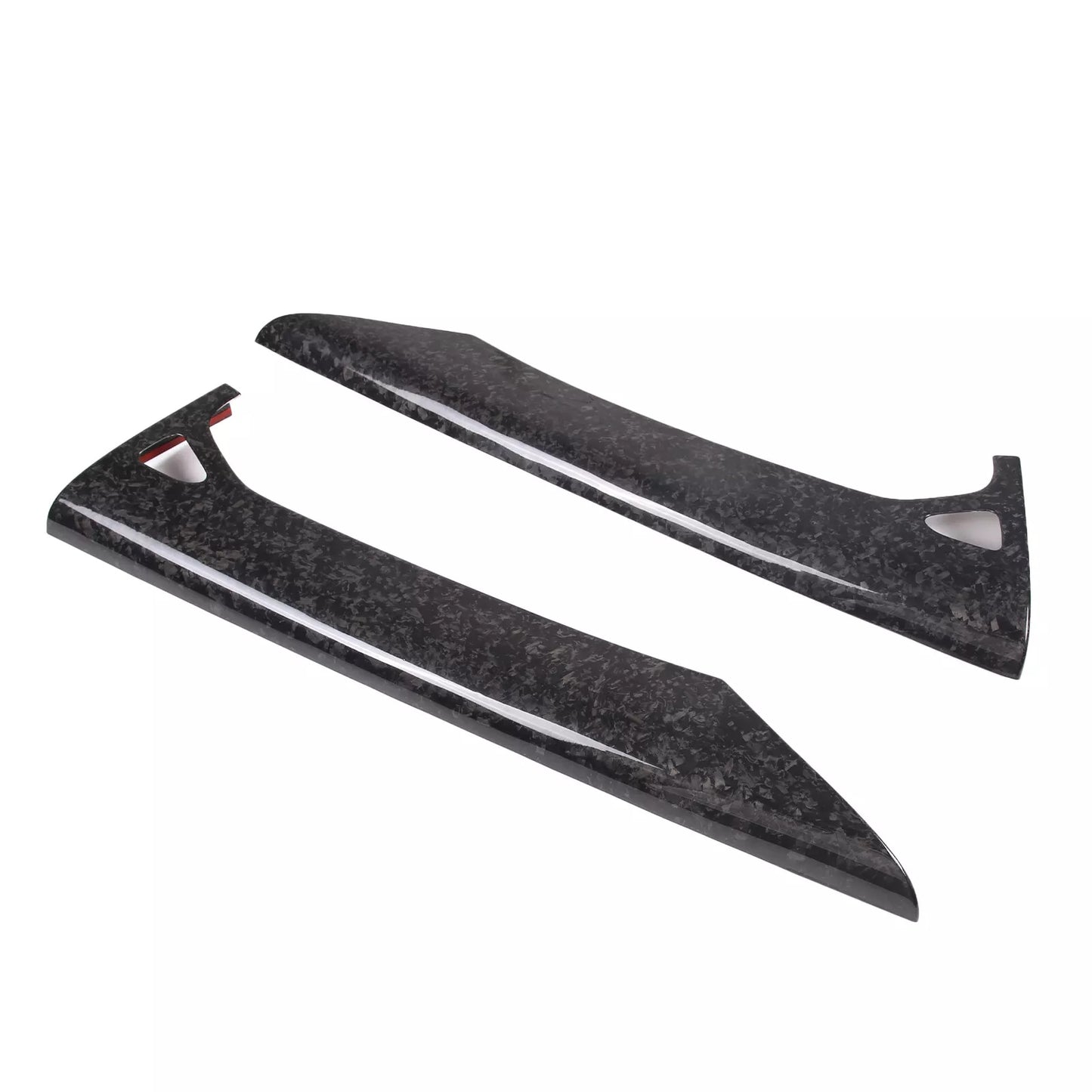 C8 Corvette Carbon Fiber Interior Inner Door Upper Covers | Next-Gen Carbon