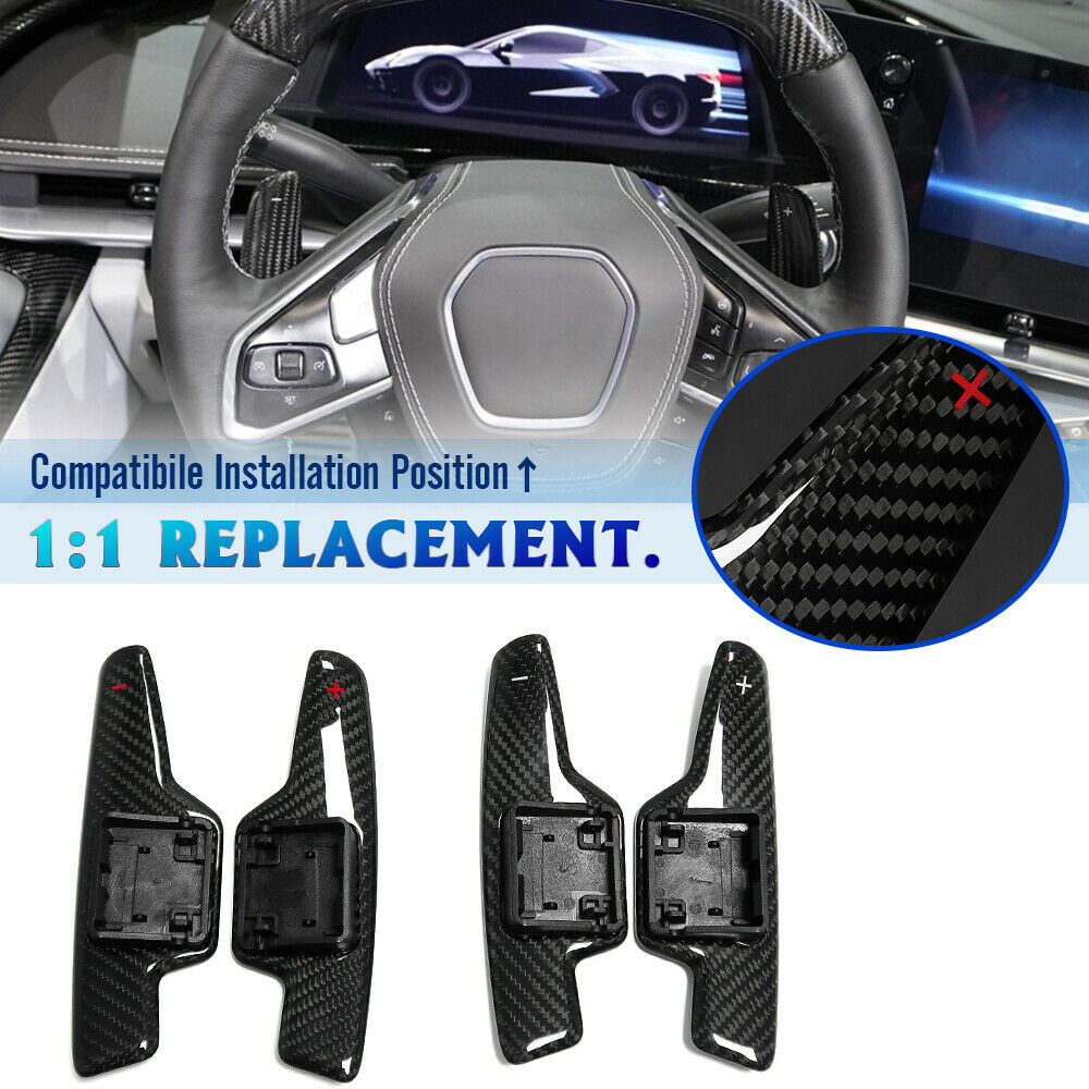C8 Corvette Carbon Fiber Paddle Shifters | Next-Gen Carbon