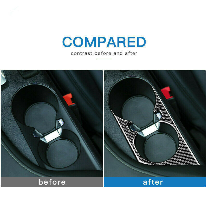 2016 - 24 Camaro Real Carbon Fiber Cup Holder Cover