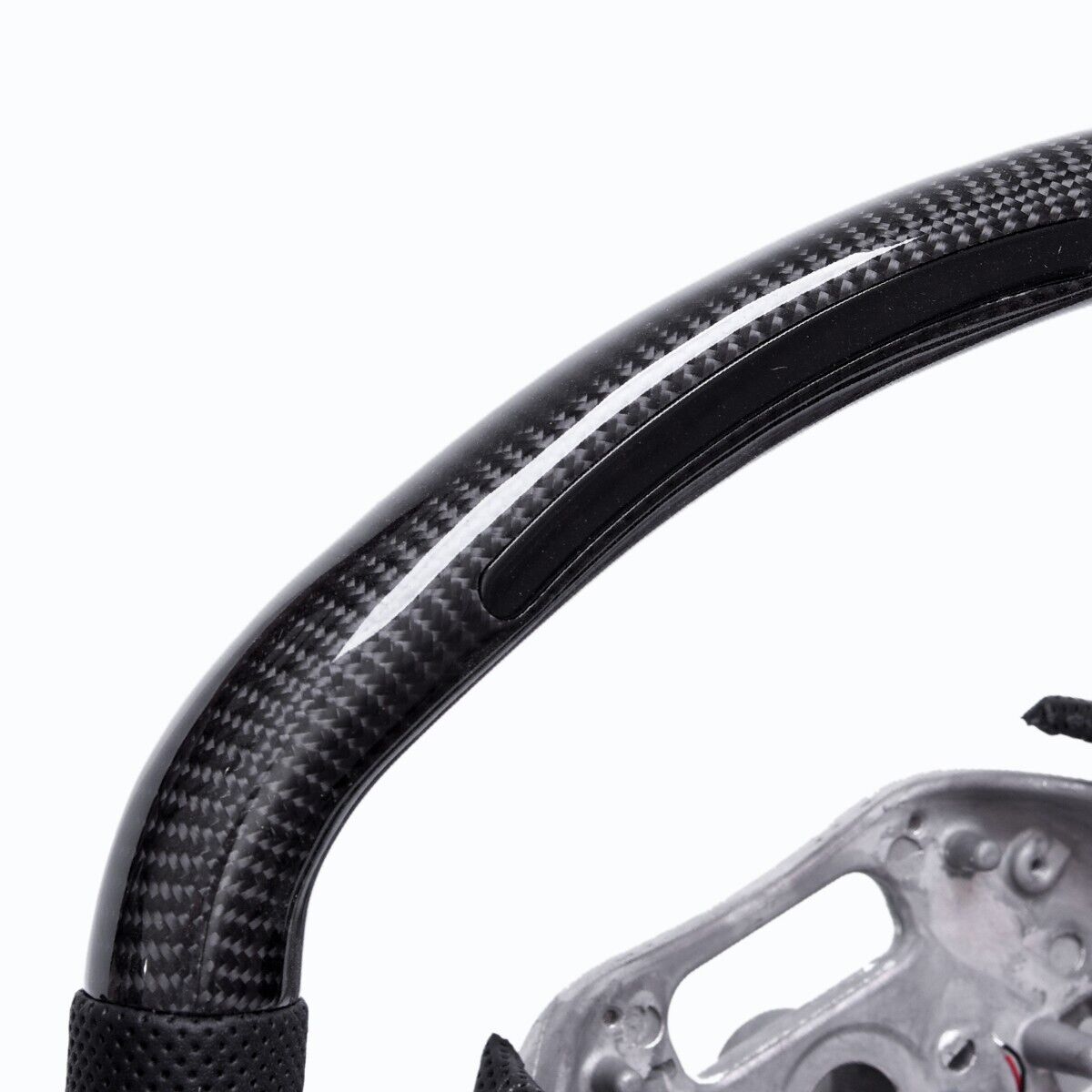 C8 Corvette Carbon Fiber LED RPM Steering Wheel (Bare) - Customizable | Stingray / Z06 / E-Ray