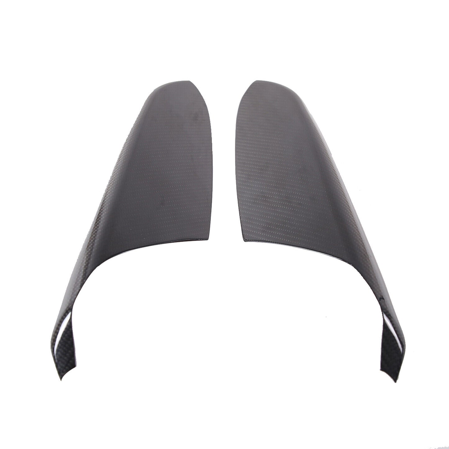C8 Corvette Real Carbon Fiber Door Panel Armrest Covers | Black / Red