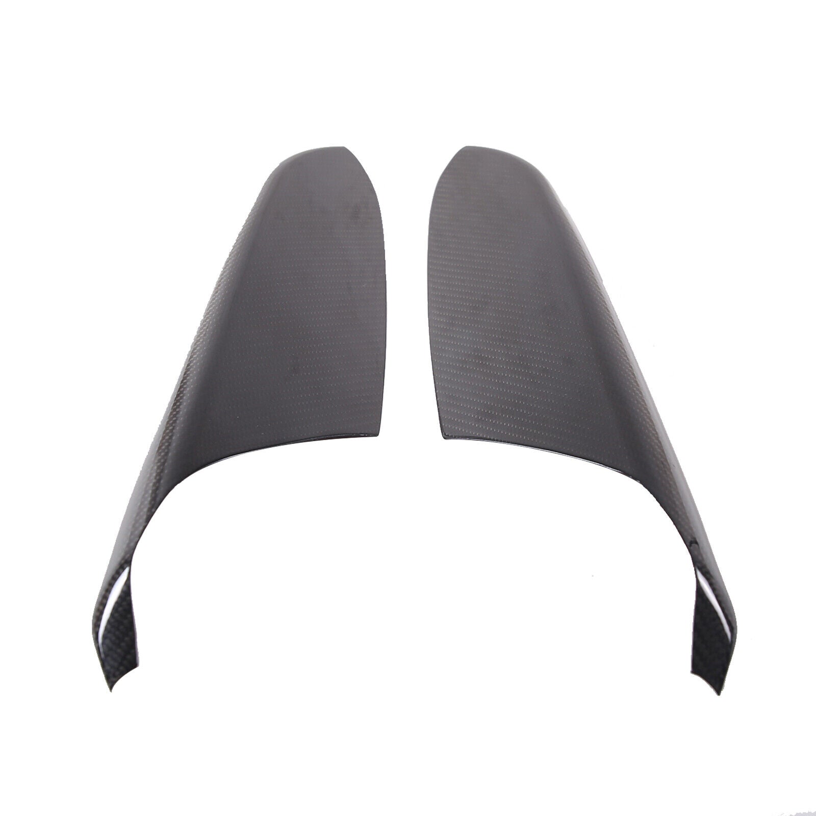 C8 Corvette Real Carbon Fiber Door Panel Armrest Covers | Black / Red