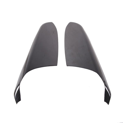C8 Corvette Real Carbon Fiber Door Panel Armrest Covers | Black / Red