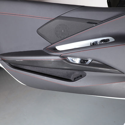 C8 Corvette Carbon Fiber Lower Door Panel Trim Cover | Next-Gen Carbon
