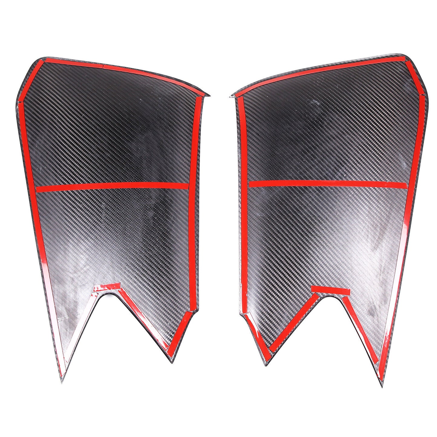 C8 Corvette Hard Carbon Fiber Door Panel Insert Covers | Next-Gen Carbon