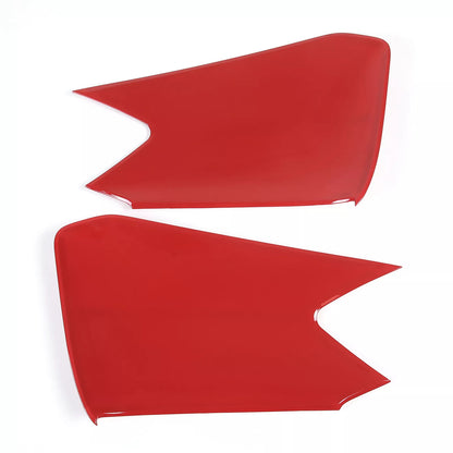 C8 Corvette Red Interior ABS Door Panel Insert Covers