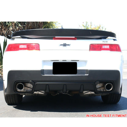 2014 - 15 Camaro Quad Tipped Rear Diffuser