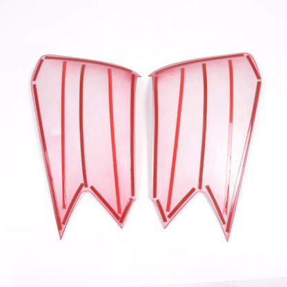 C8 Corvette Red Interior ABS Door Panel Insert Covers