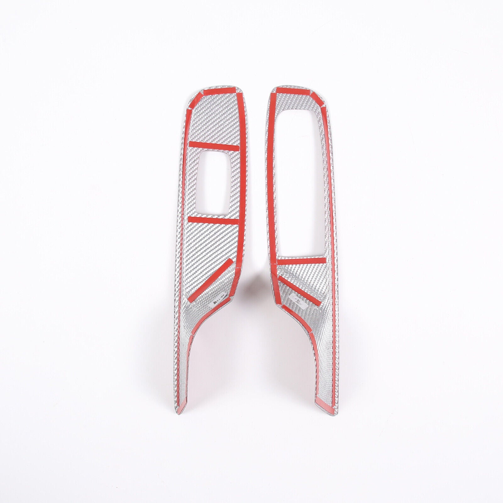 C8 Corvette Carbon Fiber Window Switch Panel Covers (Coupe/Convertible) | Black / Red / Blue Carbon