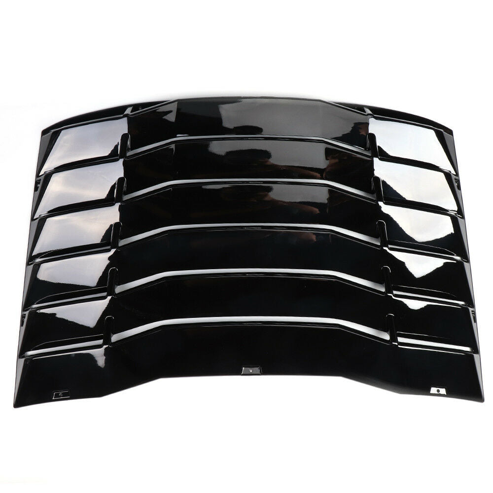 2016 - 24 Camaro Gloss Black Rear Window Louvers
