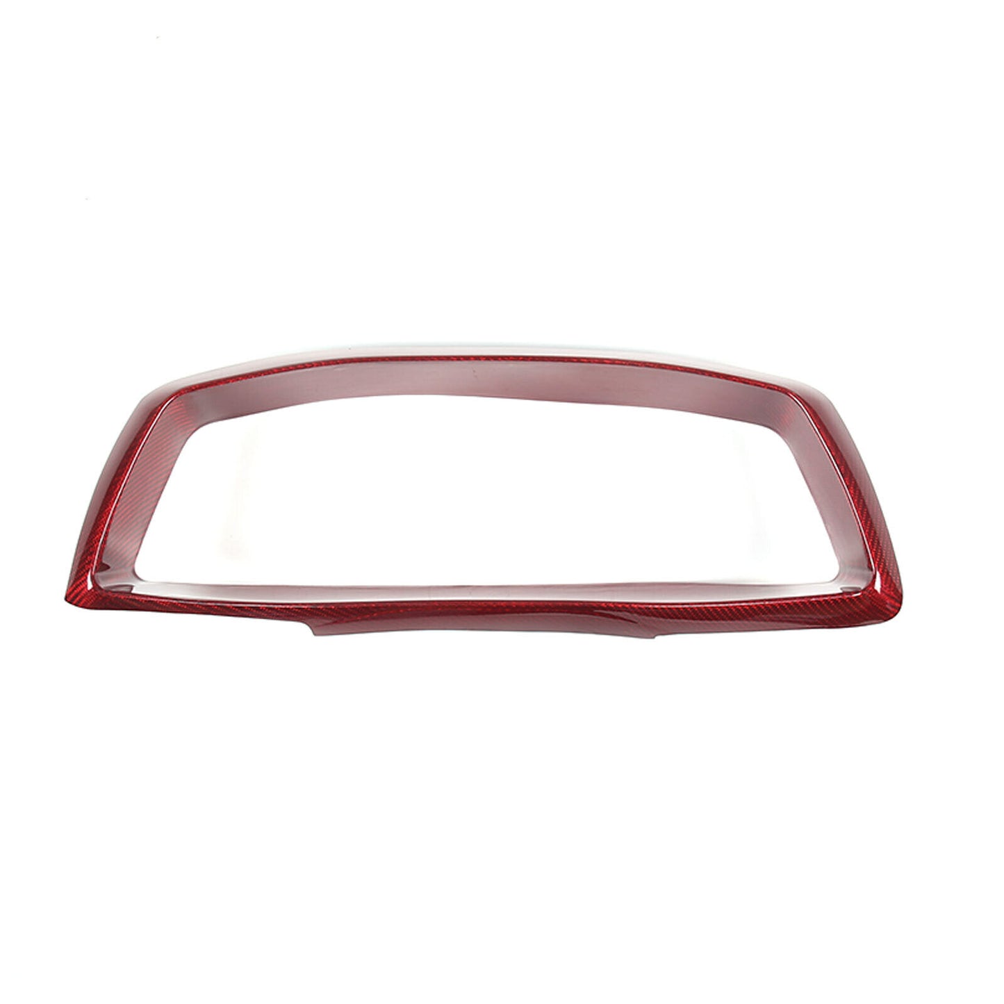 C8 Corvette Carbon Fiber Speedometer Gauge Cluster Interior Cover | Black / Red