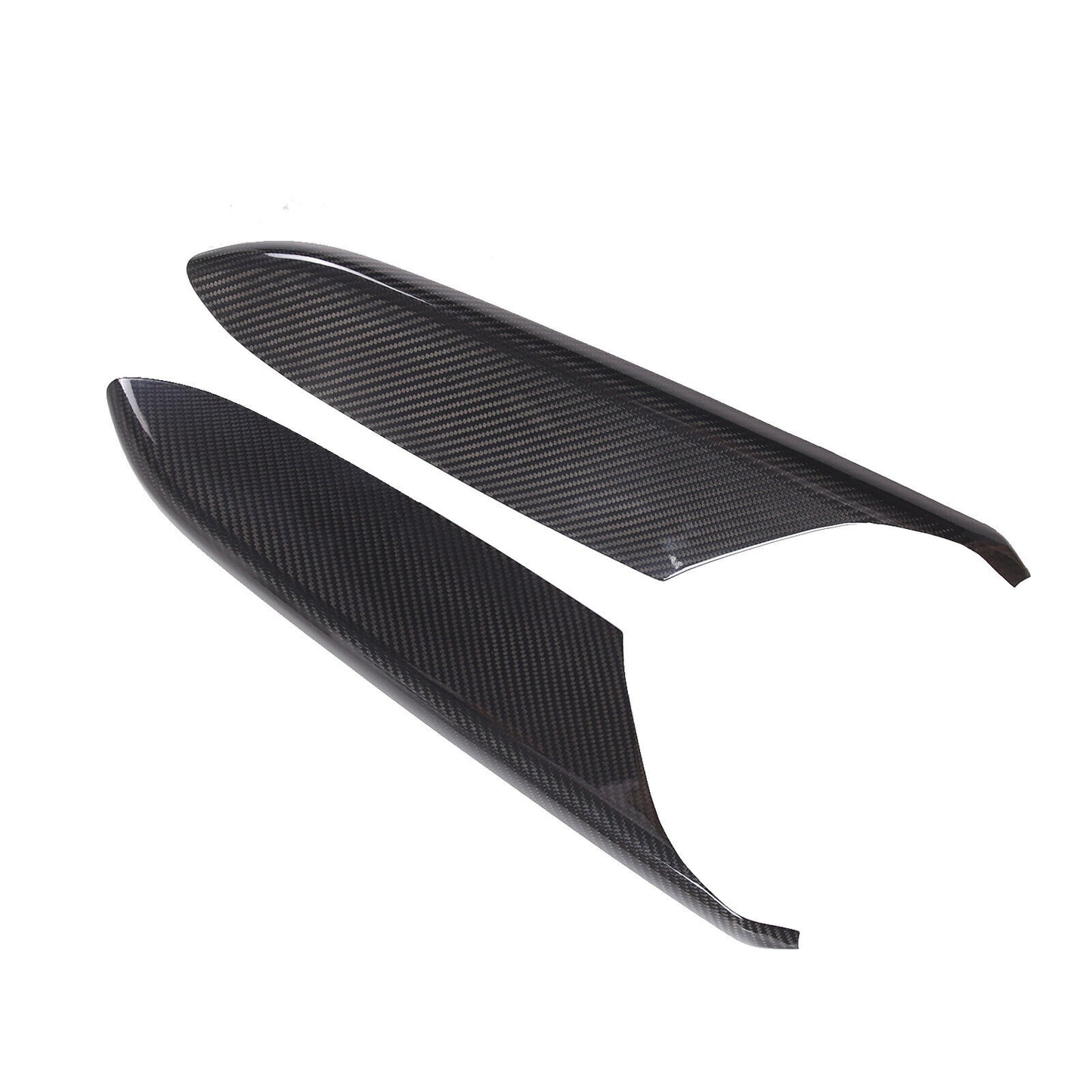 C8 Corvette Real Carbon Fiber Door Panel Armrest Covers | Black / Red