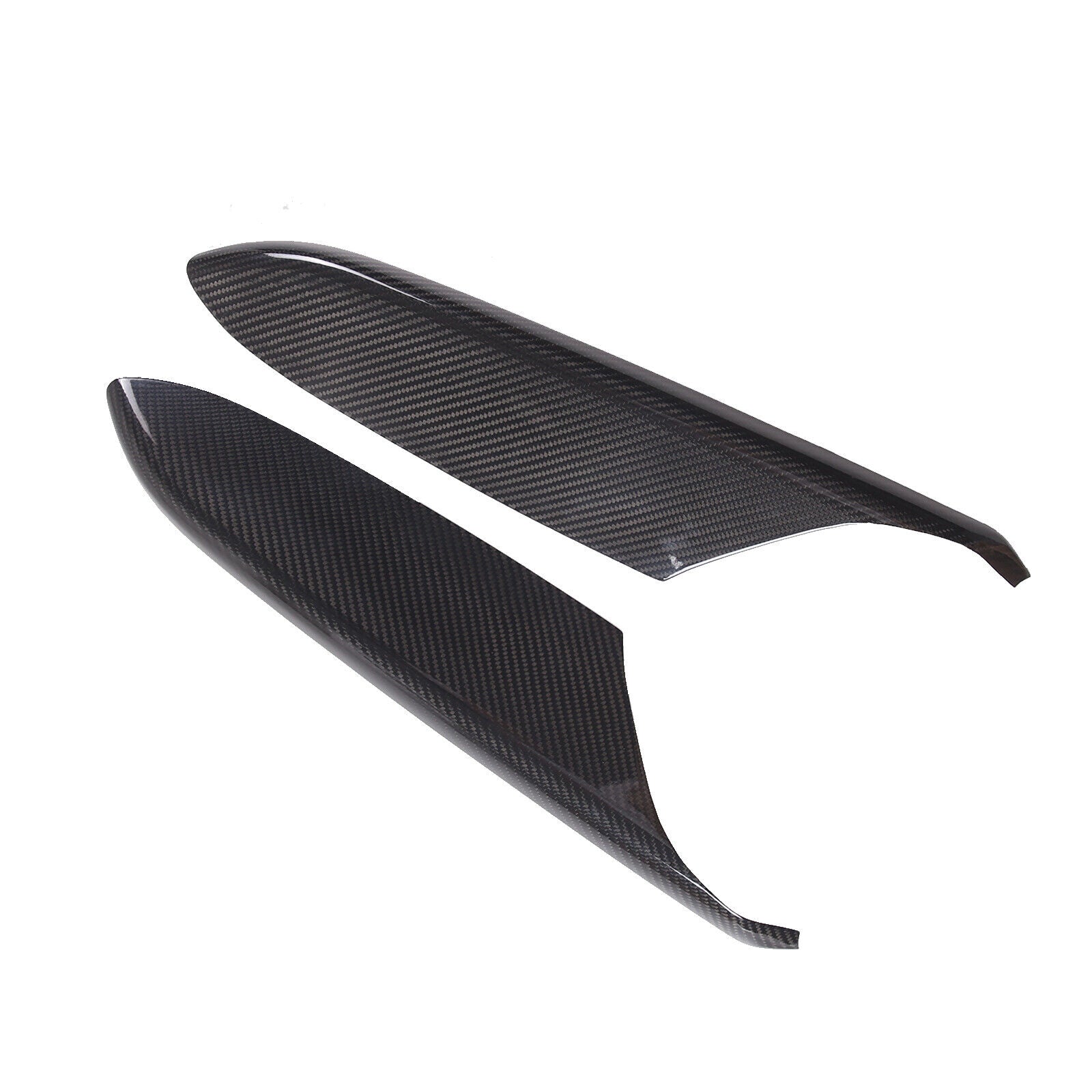 C8 Corvette Real Carbon Fiber Door Panel Armrest Covers | Black / Red