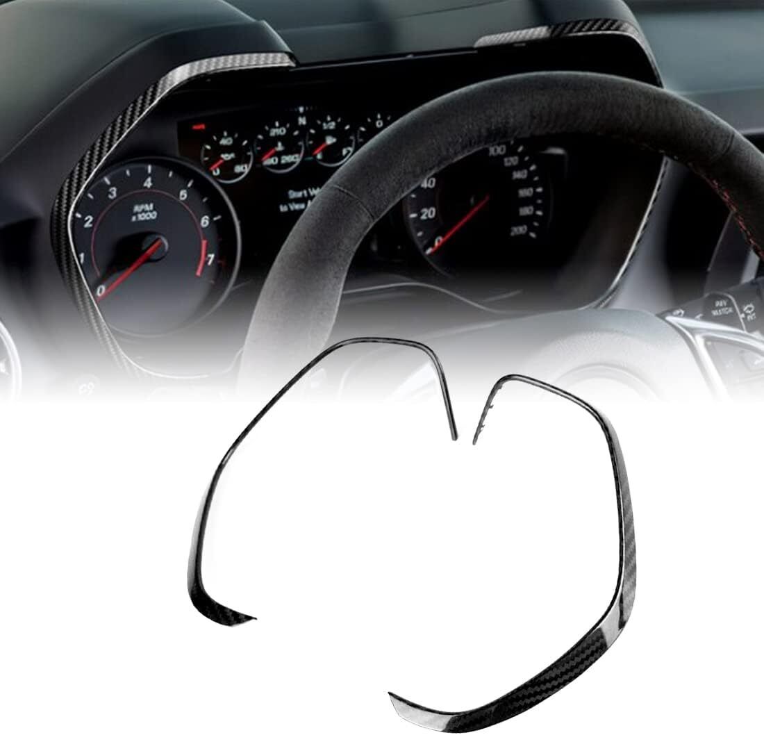2016 - 24 Camaro Carbon Fiber Interior ABS Speedometer Trim Cover
