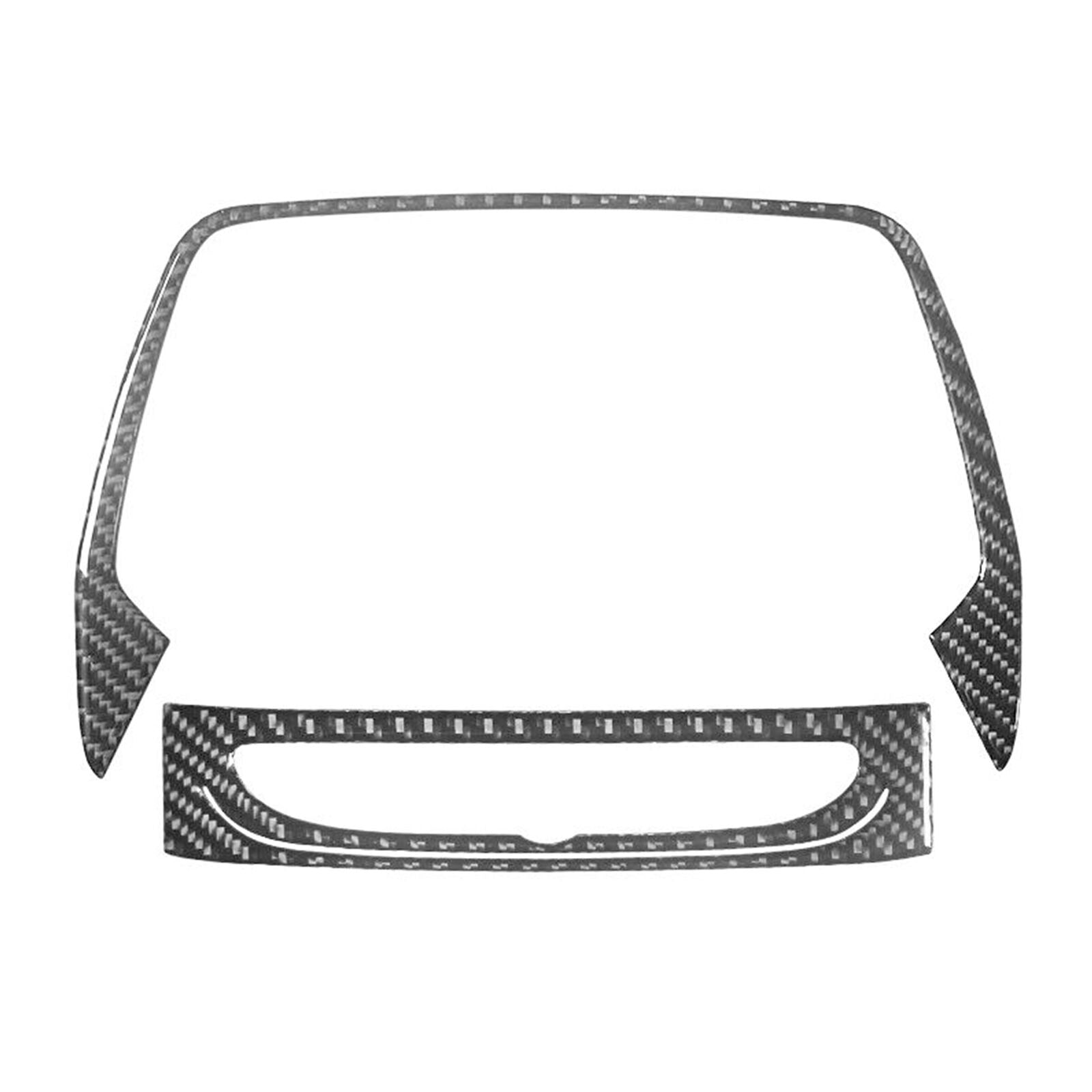 2016 - 24 Camaro Real Soft Carbon Fiber 8" Radio Screen Insert Trim Cover | Next-Gen Carbon