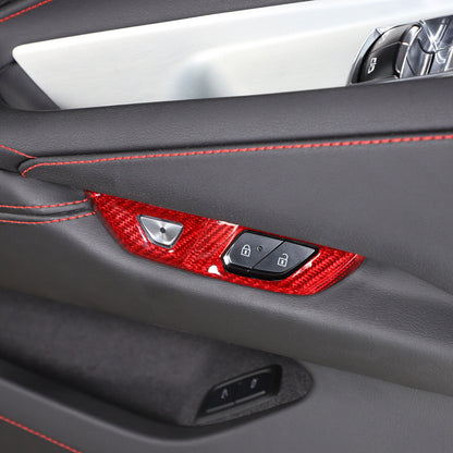 C8 Corvette Carbon Fiber Unlock/Lock Button Trim Cover | Next-Gen Carbon