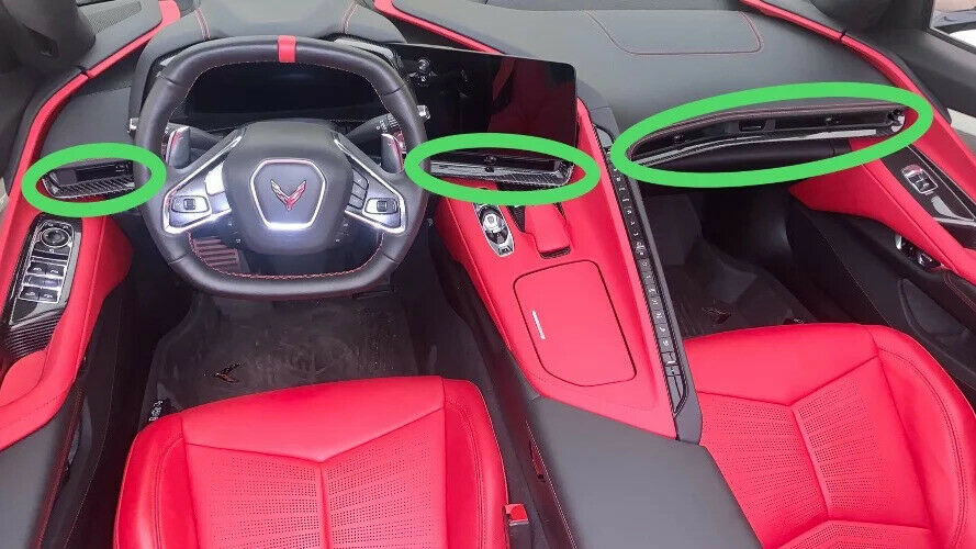 C8 Corvette Carbon Fiber Interior Trim Kit - 12PC | Next-Gen Carbon