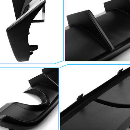 2012 - 14 Charger SRT8 V2 Style Single Tip Diffuser