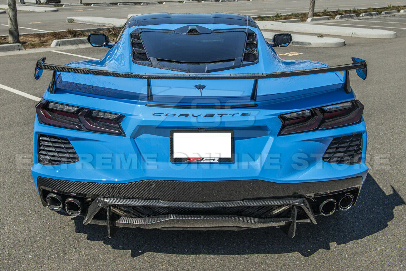 C8 Corvette Coupe Carbon Fiber Rear Decklid Camera Cover