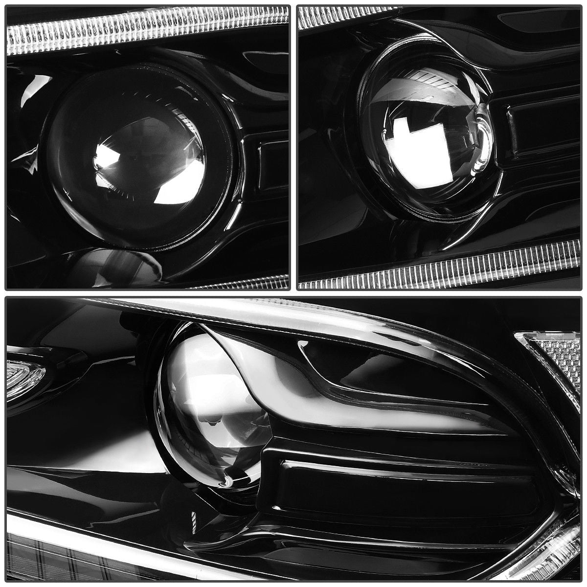 2011 - 14 Dodge Charger LED Projector Sequential Headlights