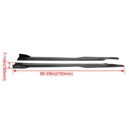 2015-24 Dodge Charger SRT Scatpack Slim Gloss Black Side Skirts
