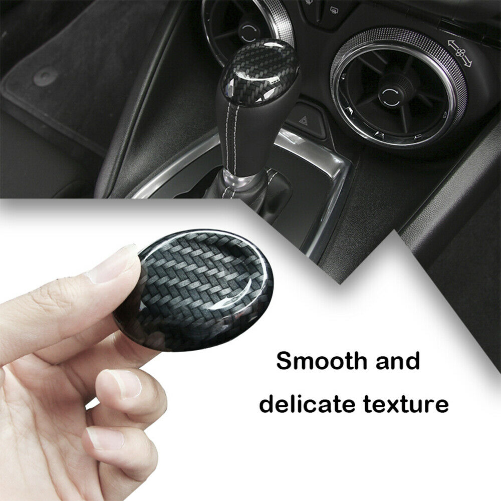 2016 - 24 Camaro Carbon Fiber/Colored Shifter Cap Cover (4 Colors)