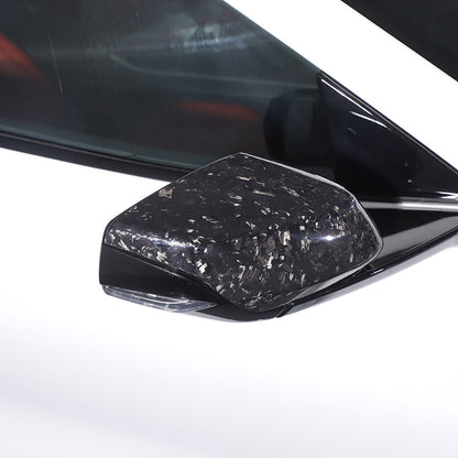 C8 Corvette Forged Carbon Fiber Mirror Cover Caps