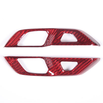 C8 Corvette Carbon Fiber Unlock/Lock Button Trim Cover | Next-Gen Carbon