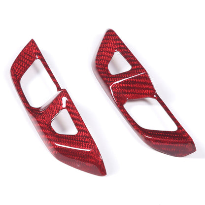 C8 Corvette Carbon Fiber Unlock/Lock Button Trim Cover | Next-Gen Carbon