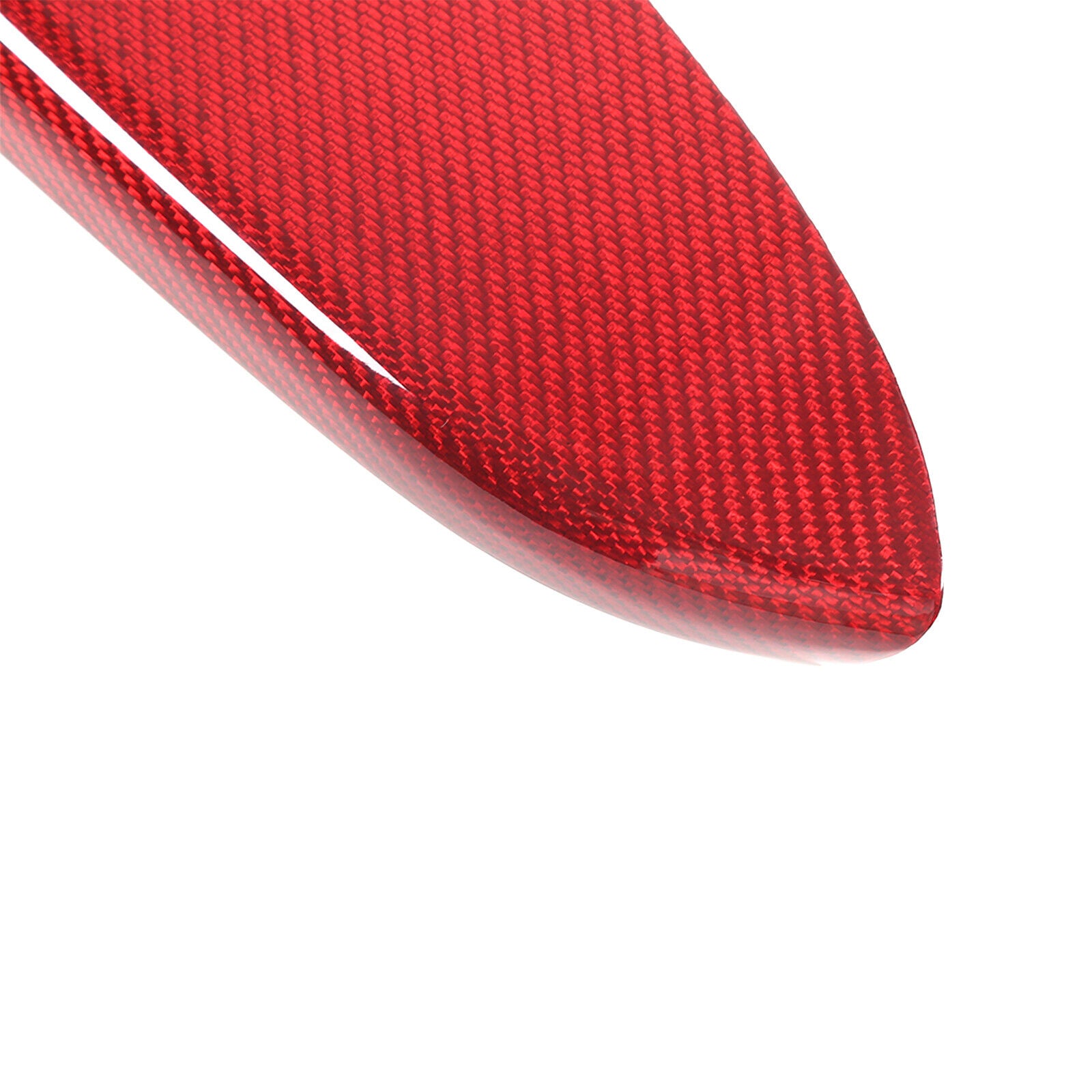 C8 Corvette Real Carbon Fiber Door Panel Armrest Covers | Black / Red