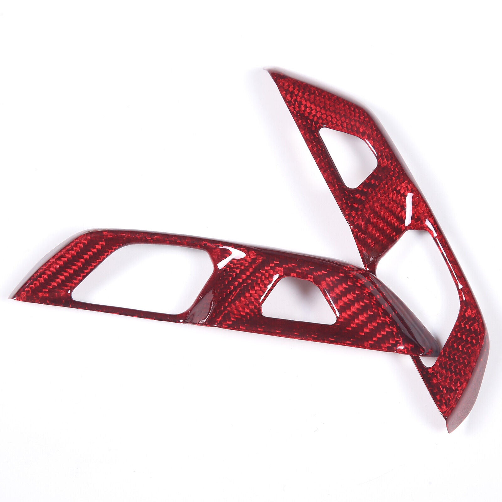 C8 Corvette Carbon Fiber Unlock/Lock Button Trim Cover | Next-Gen Carbon