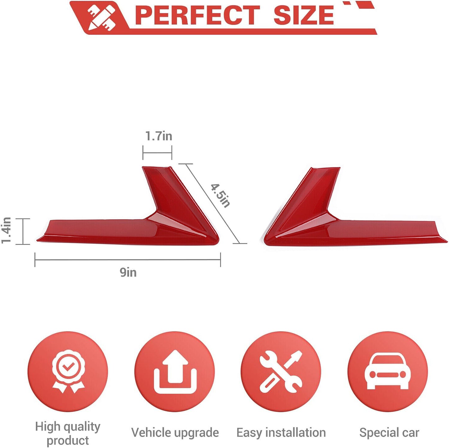 2019 - 24 Camaro LT/RS/LT1 ABS Carbon Fiber Front Grille Trim Inserts