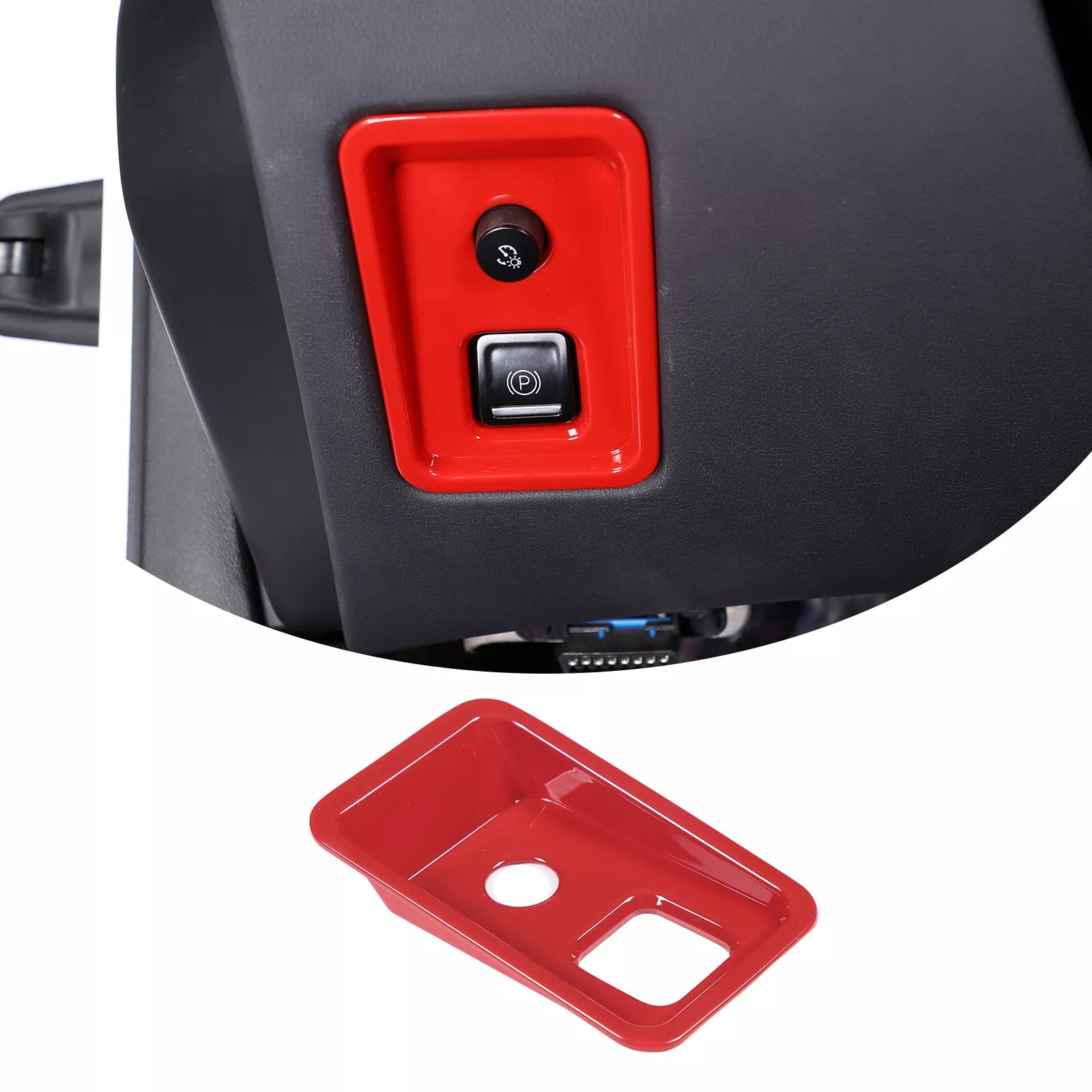 C8 Corvette Red Interior ABS Emergency Parking Brake