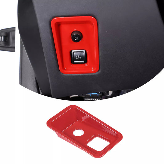 C8 Corvette Red Interior ABS Emergency Parking Brake