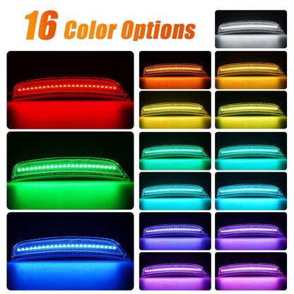 2015 - 24 Charger Smoked RGB LED Side Marker Lights
