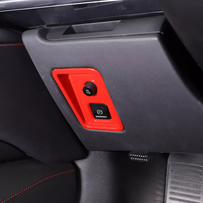 C8 Corvette Red Interior ABS Emergency Parking Brake